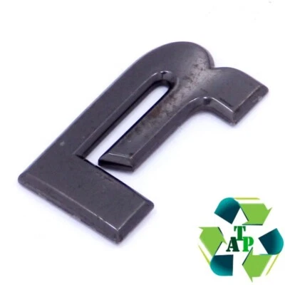 01-06 Acura MDX Letra R Acabado Trasero Panel Emblema Placa de Identificación OEM Negro Perla Trasero Foto 1 de 2