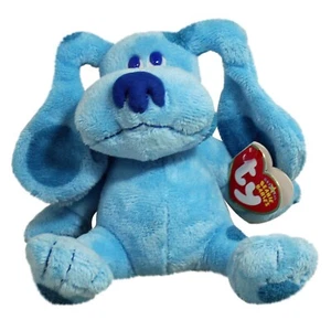 Ty Beanie Baby ❤️ BLUE THE DOG 6.5" BLUES PISTAS NICK JR PELUCHE NUEVO MWMT's - Imagen 1 de 1