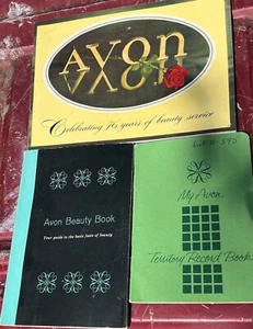 Vtg Avon Beauty Territory Sales Info Books 60s 70's West Tennessee Benton County - Bild 1 von 8