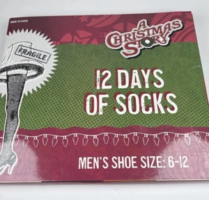 12 Days Of Socks A Christmas Story Movie 12 Days of Christmas Socks Men’s 6-12 - Picture 1 of 16