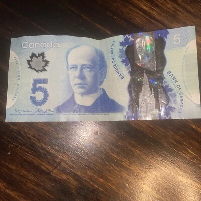 Canada Circulated Note 5  CAD 2013 Polymer. Single Five Canadian - Image 1 of 4