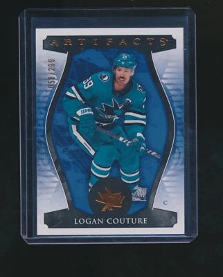 LOGAN COUTURE 2023-24 UPPER DECK ARTIFACTS COPPER PARALLEL 058/299 #87 - Image 1 of 2
