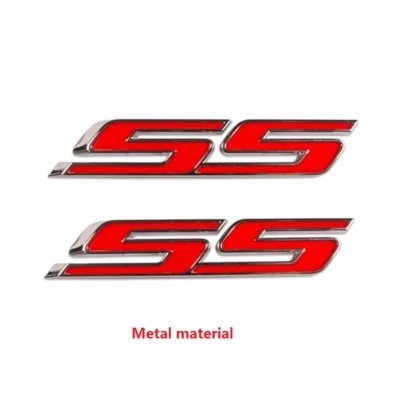 2x Pegatina insignia emblema SS OEM 3D para Camaro SIERRA rojo Uy Foto 1 de 4