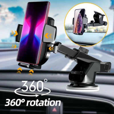 Car Windshield Windshield Phone Mount Holder For iPhone 17 16 15 Samsung S25 S24 - Image 1 of 4