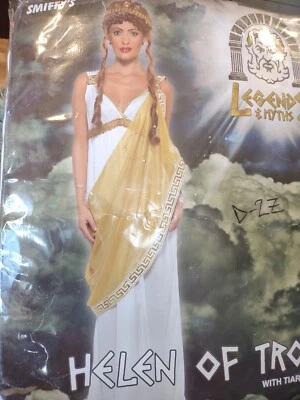 Disfraz de Diosa Griega Adulto Helena de Troya Halloween Vestido Elegante Foto 1 de 4