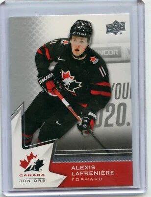  2020-21 Upper Deck Team Canada Juniors #73 Alexis Lafreniere - Image 1 of 2