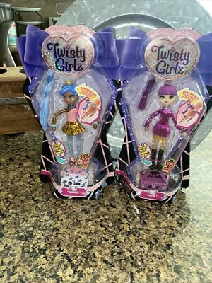 Twisty Girlz Dolls - Ebon E. - Jet B. - Bracelet - SERIES 2 - LOT OF 2 - Image 1 of 3