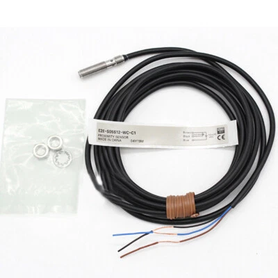 E2E-S05S12-WC-C1/WC-B1 M5 Proximity Sensor DC 3-wire Normally Open For Omron - Image 1 of 4