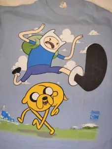 Adventure Time T-Shirt Cartoon Network Finn And Jake Size Medium Nice - Picture 1 of 4