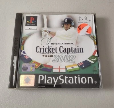 International Cricket Captain 2002 - Sony Playstation 1 (PS1) Game *W/ Manual* - Image 1 of 3