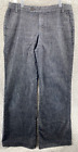 GAP Jeans Damen Größe 8 lang dunkelblau grau Gapstretch breites Bein (11"")