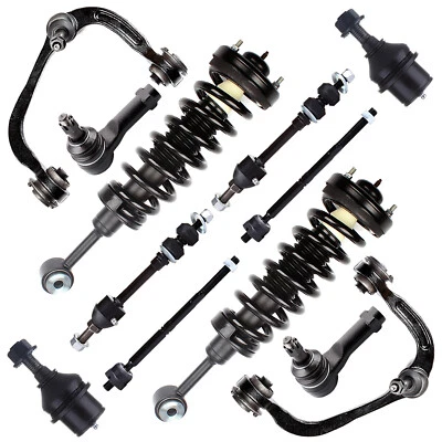 12x For Ford F-150 2005-2008 4X4 Strut Assembly Front Control Arm Suspension Kit - Image 1 of 4
