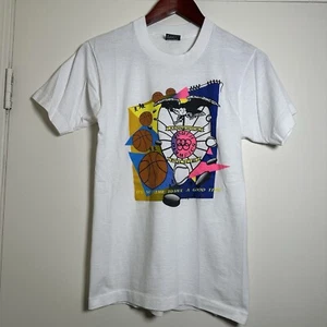 Vintage Kennewick Police Youth Olympics T-shirt Single Stitch Small Made In USA - Picture 1 of 9