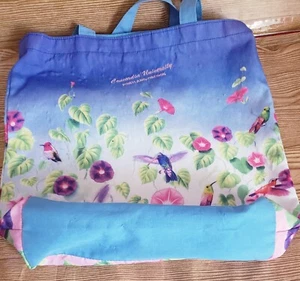 Concordia University Portland OR Hummingbirds Zipper Top Tote Bag 17" - Picture 1 of 3