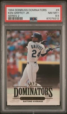1994 DONRUSS DOMINATORS SER 2 #6 KEN GRIFFEY JR. PSA 8.5 - Image 1 of 2