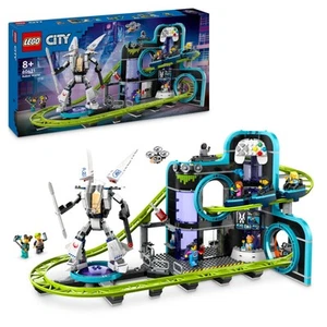LEGO City Robot World Roller-Coaster Park Set, Creative Building Toy for 8 Plus - Picture 1 of 9