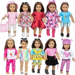 23 Pcs 18 Inch Girl Doll Clothes and Accessories for 18 Dress with... - Picture 1 of 7
