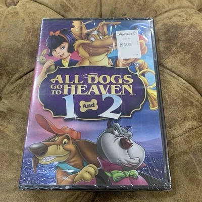 All Dogs Go to Heaven 1 and 2  DVDs 2014 2-Disc Full Screen Factory Sealed - Image 1 of 3
