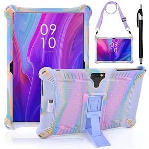 Feonal 10 inch Silicone Case with Shoulder Strap & Stylus Pen, Multi-Angle St... - Picture 1 of 8