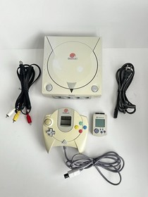 Sega Dreamcast Complete Bundle - Console, Controller, Memory + Cords - Tested