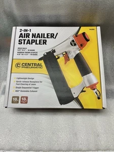 CENTRAL PNEUMATIC 18 Gauge 2-in-1 Air Nailer Stapler - Picture 1 of 4