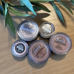 LOT OF 5 bareMinerals  Feather Light Mineral, Veil Warmth Faux Tan Face Color - Picture 1 of 3