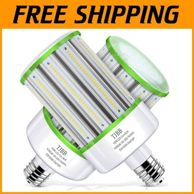 2-Pack 100W E39 LED Corn Light Bulbs - 14000 Lumens Brightness, Energy Efficient - Image 1 of 4