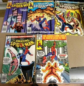 Marvel 1982 5 numeri AMAZING SPIDER-MAN 208 211 215 218 219 NM meno gb - Foto 1 di 22