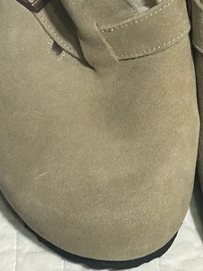 Birkenstock Boston Shearling Stone Coin Wildleder normal 43 M10 280 einmal getragen - Bild 1 von 14