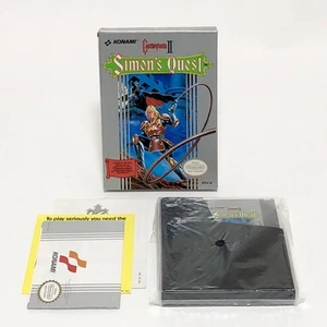 North American Version Of Famicom Nes Castlevania Ii Simon'S Quest / Dracula Box - Picture 1 of 10