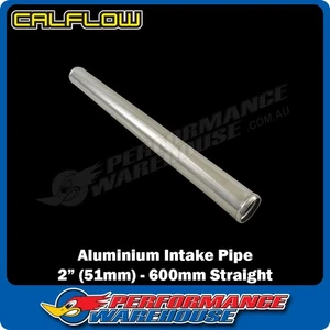600mm Straight, 2 Inch (51mm) Mandrel Bend - Aluminium Intake Intercooler Pipe - Picture 1 of 2