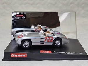 CARRERA 1:32 EVOLUTION MERCEDES 300 SLR CABRIO 722 MILLE MIGLIA 1955 SLOTCAR - Bild 1 von 8