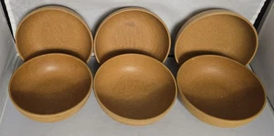 Juego de 6 cuencos de madera vintage Ellers ágatizados de 4,5" #45 - Imagen 1 de 5