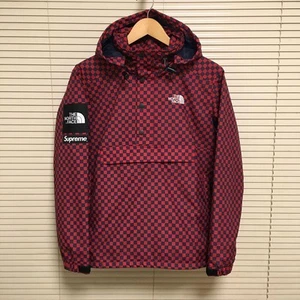 Supreme x The North Face Windbreaker Pullover SS11 Red Checkered Size S - Picture 1 of 15