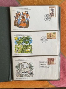 Sociedad Internacional de Postmasters 1976 Navidad 12 Fundas Primer Día - Imagen 1 de 7