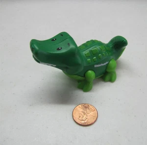 New Fisher Price Little People GREEN ALLIGATOR CROCODILE ZOO ARK Share Care Zoo - Picture 1 of 3