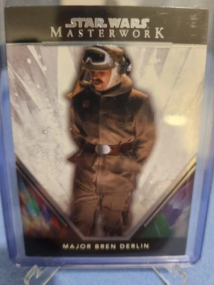 2025 Topps Star Wars Masterwork White Base Parallel - Major Bren Derlin - Image 1 of 2