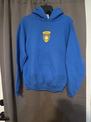 Синяя толстовка с капюшоном Gildan SDY Jaguars, молодежная толстовка XL, пуловер из тяжелой смеси - Изображение 1 из 4