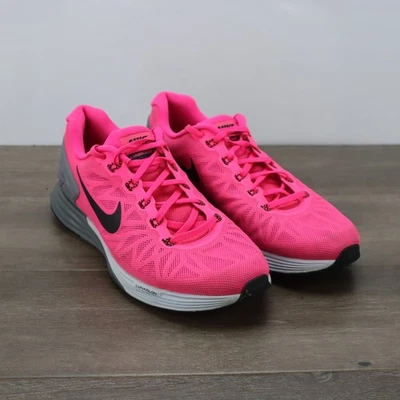 Nike Lunarglide 6 Running Sneakers Shoes Pink Mesh Jogging Walking - Womens 9.5 - Image 1 of 4