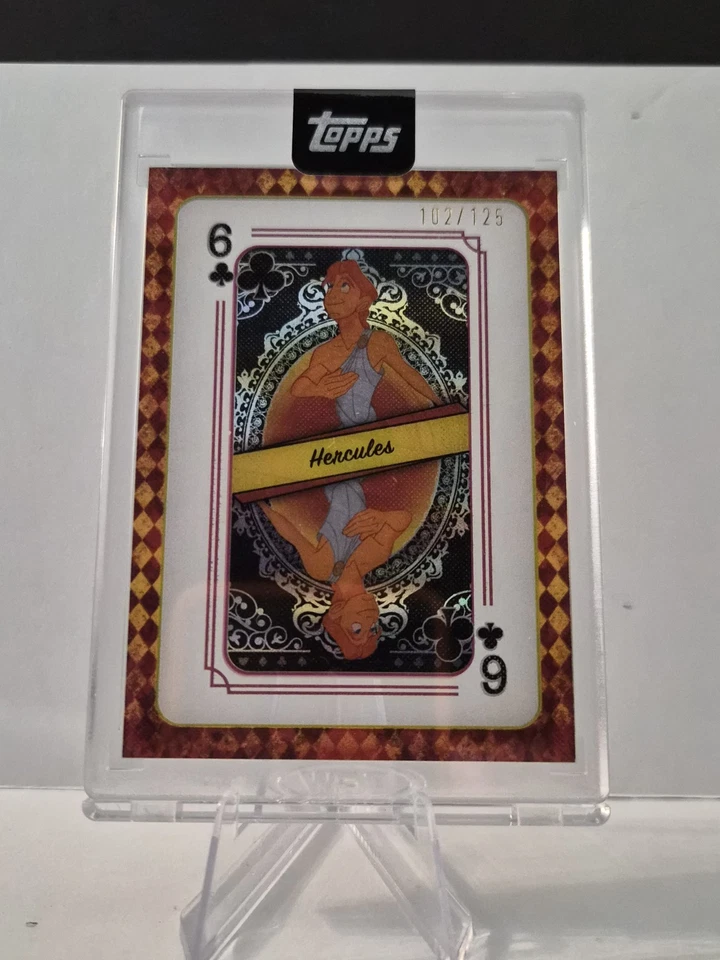 Tarjeta de juego Topps Disney 2025 como nueva cubierta de Hércules 6 palos/125 Foto 1 de 2