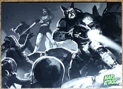 2015 Mars Attack's Occupation Concept Card 44 BETRAYED. - Image 1 of 3