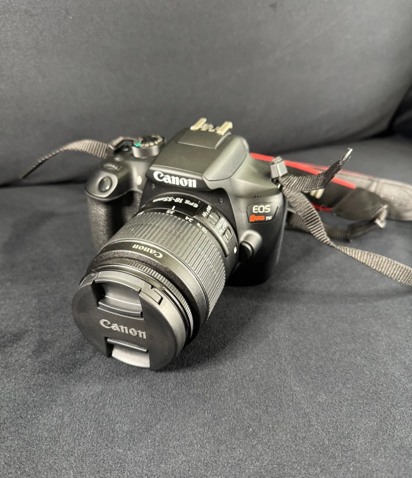 Canon EOS Rebel T6 Digital SLR Camera 1300D w/ EF-S 18-55mm Lens + Accessories  - Image 1 of 4