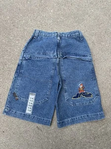 Vintage JNCO Denim Shorts Youth 14 New - Picture 1 of 4