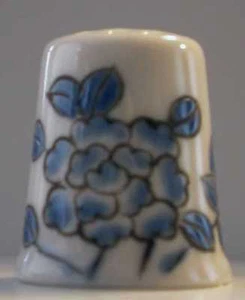 Dé à coudre Thimble - FLEUR BLEUE N° 1 - Bild 1 von 1