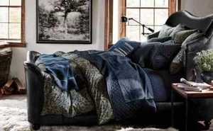Edredón Ralph Lauren Journey's End Rainey King $430 Nuevo en paquete - Imagen 1 de 16
