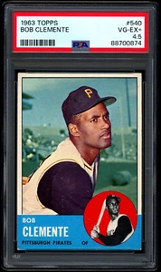 1963 Topps #540 Roberto Clemente PSA 4.5 CENTERED & UNDER GRADED - Bild 1 von 2