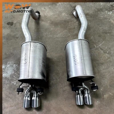 05-08 CHEVROLET CORVETTE C6 LEFT & RIGHT MUFFLER EXHAUST PAIR SET OEM - Image 1 of 4