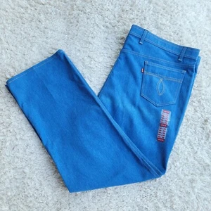VTG Dead Stock Levi's Men's Action Jeans Straight Leg Stretch 50x30 Rockabilly - Picture 1 of 8