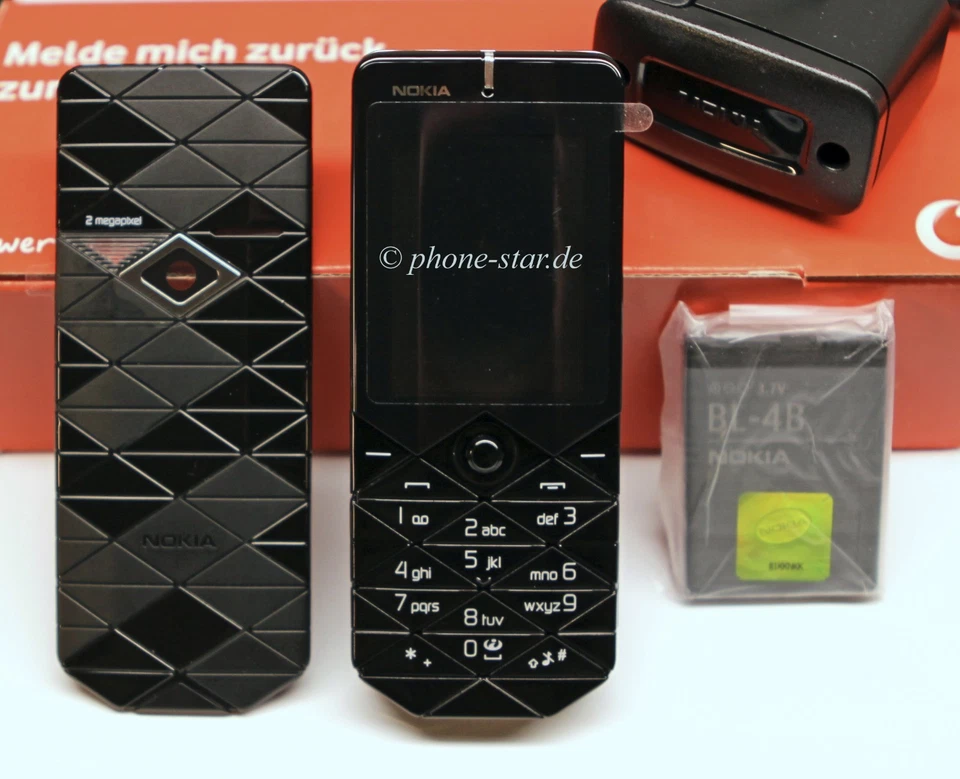 Nokia  Prism 7500 - Schwarz (Ohne Simlock) Handy