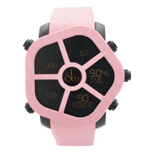 Jacob & Co. Ghost 5 Time Zone Carbon Bezel Pink Mens Watch GH100.11.NS.MC.ANK4D - Picture 1 of 7